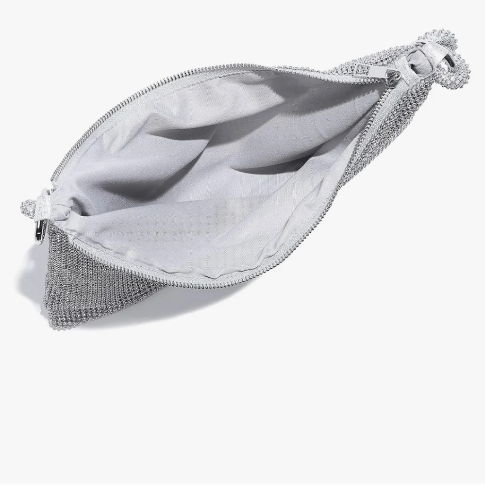 Elegant Silver Rhinestone Women's Bag - Picture 9 of 16
